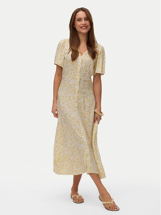 Vero Moda Rochie de zi Alba 10330301 Regular Fit