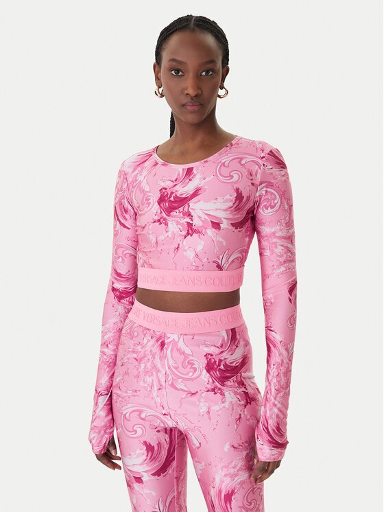 Versace Jeans Couture Bluză 80HAH218 JS532 Slim Fit