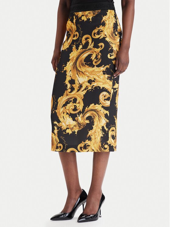 Versace Jeans Couture Fustă tip creion 80HAE806 NS820 Slim Fit