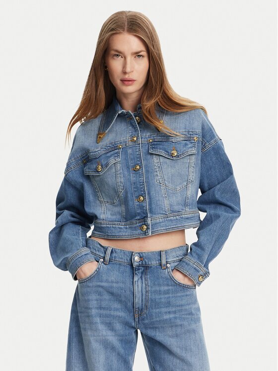 Versace Jeans Couture Geacă de blugi 78HAS450 Relaxed Fit