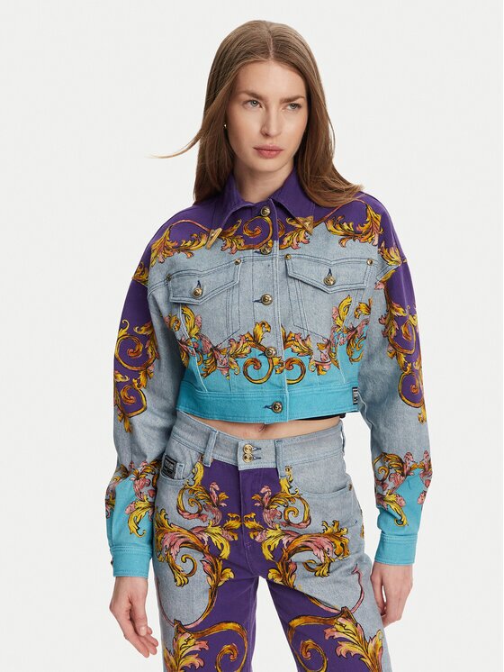 Versace Jeans Couture Geacă de blugi 78HAS4P0 Relaxed Fit