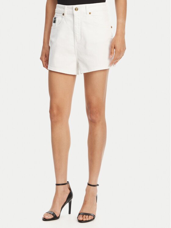 Versace Jeans Couture Pantaloni scurți de blugi 78HAD514 Straight Fit
