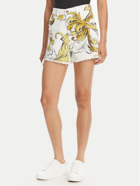 Versace Jeans Couture Pantaloni scurți de blugi 78HAD51B Straight Fit