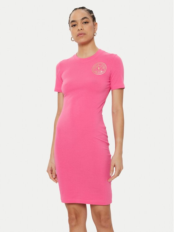 Versace Jeans Couture Rochie de zi 78HAOT00 Slim Fit