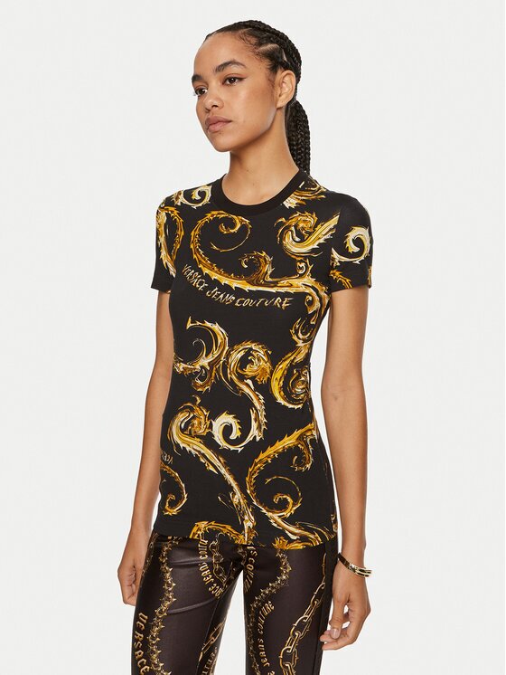 Versace Jeans Couture Tricou 77HAH608 JS409 Slim Fit