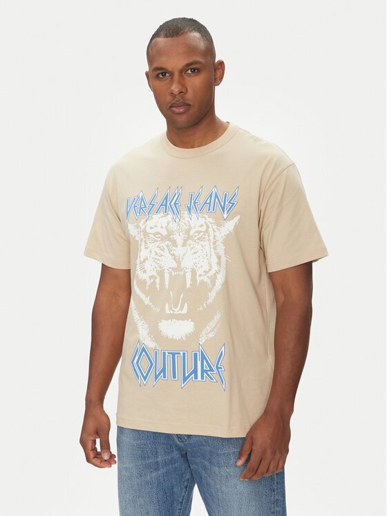 Versace Jeans Couture Tricou 78GAHT06 Regular Fit