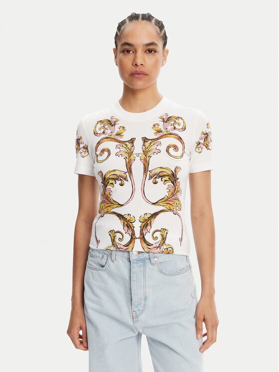 Versace Jeans Couture Tricou 78HAH6P8 Slim Fit