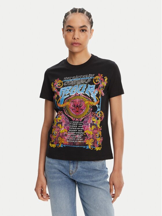 Versace Jeans Couture Tricou 78HAHC03 Regular Fit