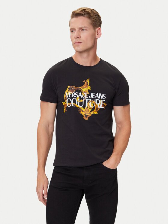 Versace Jeans Couture Tricou 79GAHE02 CJ00E Regular Fit