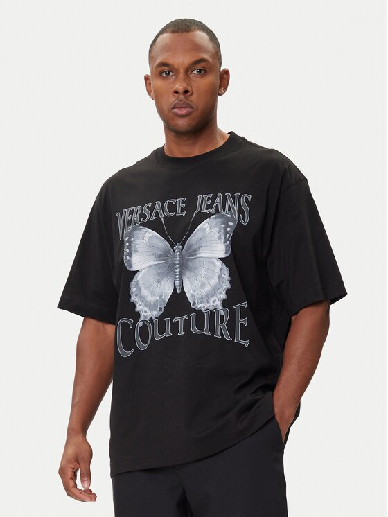 Versace Jeans Couture Tricou 79GAHP06 CJ01P Regular Fit
