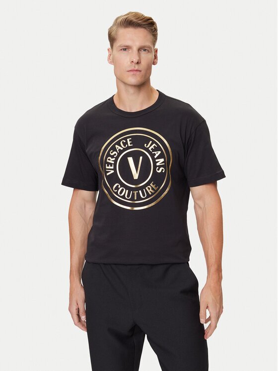Versace Jeans Couture Tricou 79GAHT01 CJ00T Regular Fit