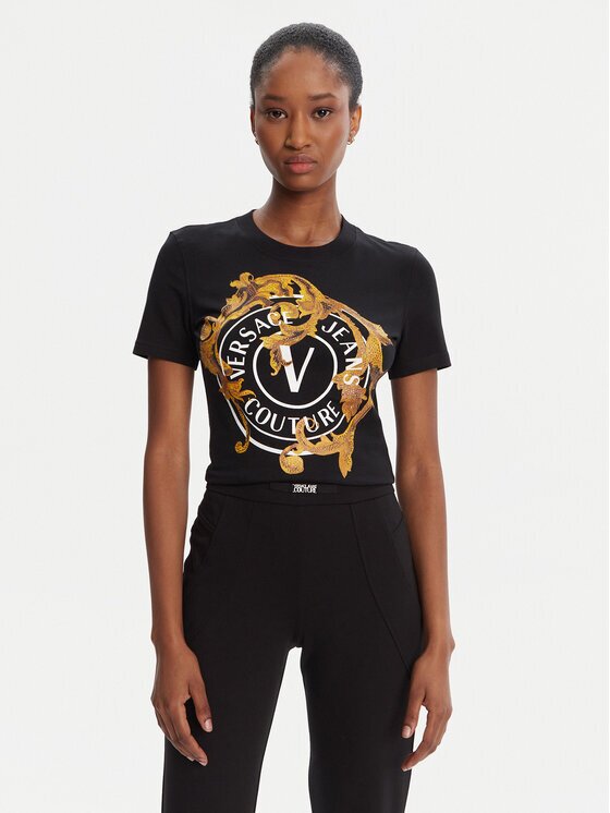 Versace Jeans Couture Tricou 79HAHE01 CJ02E Regular Fit