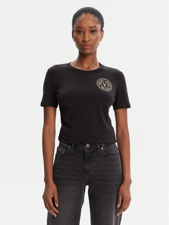 Versace Jeans Couture Tricou 79HAHT01 CJ03T Regular Fit