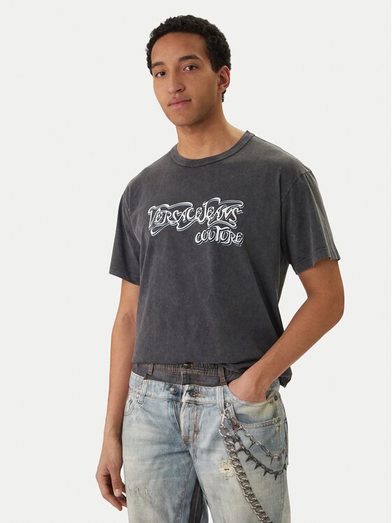 Versace Jeans Couture Tricou 80GAHB02 CJB02 Regular Fit