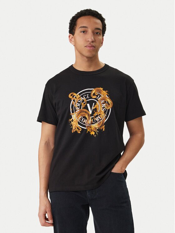 Versace Jeans Couture Tricou 80GAHE01 CJ00E Regular Fit