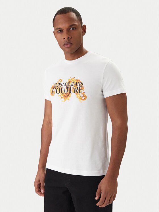 Versace Jeans Couture Tricou 80GAHE02 CJ00E Regular Fit