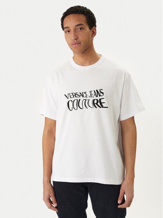 Versace Jeans Couture Tricou 80GAHE04 CJ00E Regular Fit