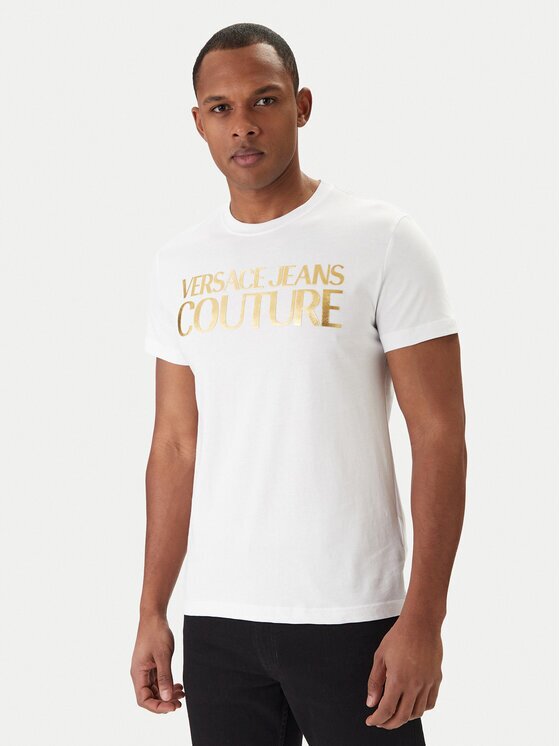 Versace Jeans Couture Tricou 80GAHT00 CJ00T Regular Fit