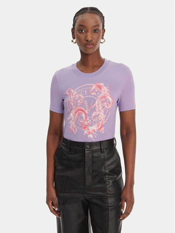 Versace Jeans Couture Tricou 80HAHE01 CJ02E Slim Fit