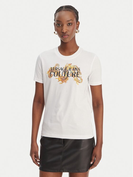 Versace Jeans Couture Tricou 80HAHE02 CJ00E Regular Fit