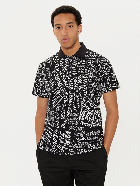 Versace Jeans Couture Tricou polo 78GAG6R0 Regular Fit