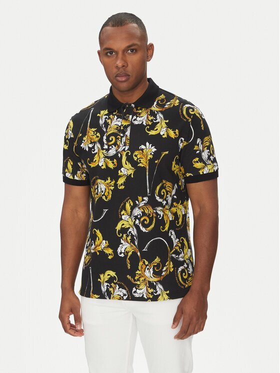 Versace Jeans Couture Tricou polo 78GAG6S0 Regular Fit