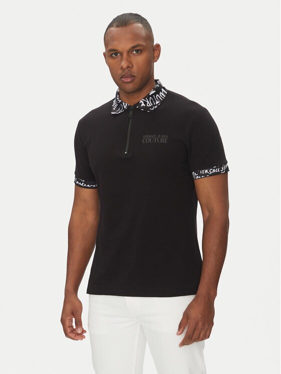 Versace Jeans Couture Tricou polo 78GAGT02 Regular Fit
