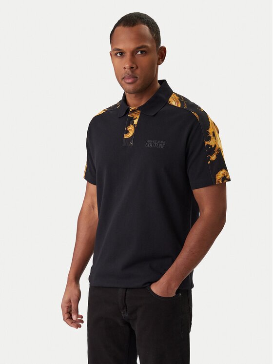 Versace Jeans Couture Tricou polo 80GAG6R1 JS549 Regular Fit