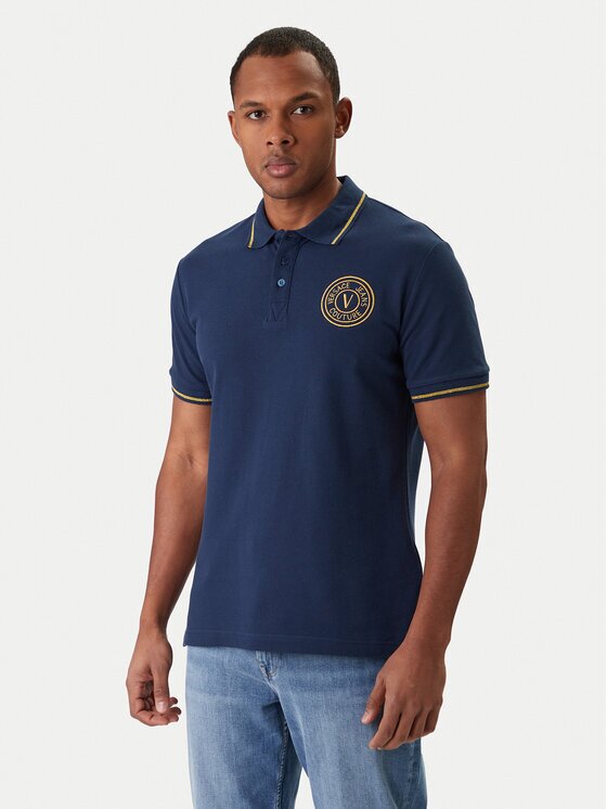 Versace Jeans Couture Tricou polo 80GAGT03 CJ01T Regular Fit