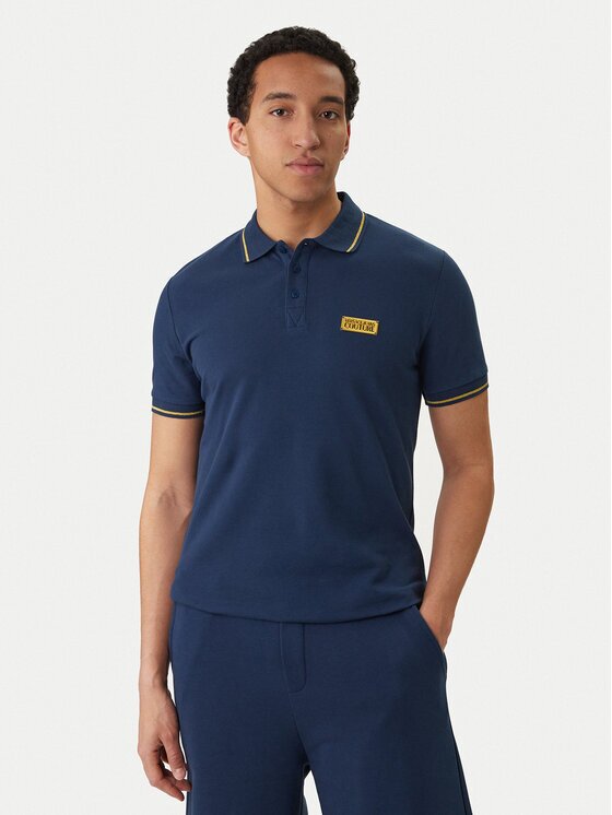 Versace Jeans Couture Tricou polo 80GAGT05 CJ01T Slim Fit