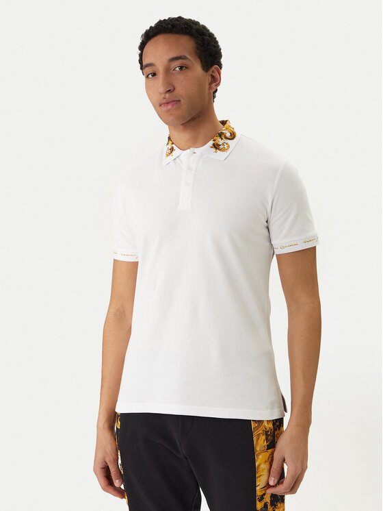 Versace Jeans Couture Tricou polo 80GAGT12 CJ01T Slim Fit