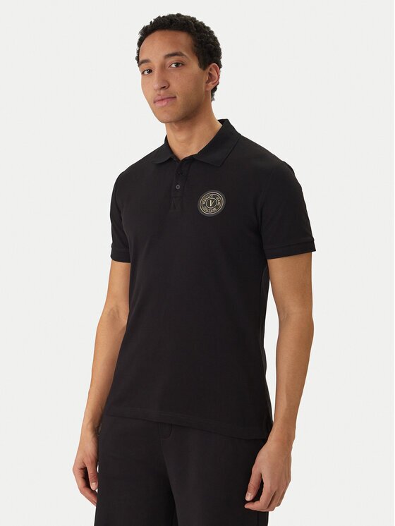 Versace Jeans Couture Tricou polo 80GAGT19 CJ01T Regular Fit