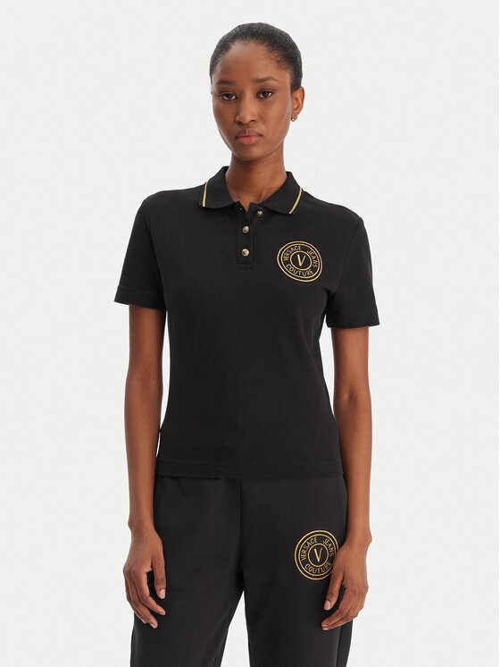 Versace Jeans Couture Tricou polo 80HAGT02 CJ01T Regular Fit