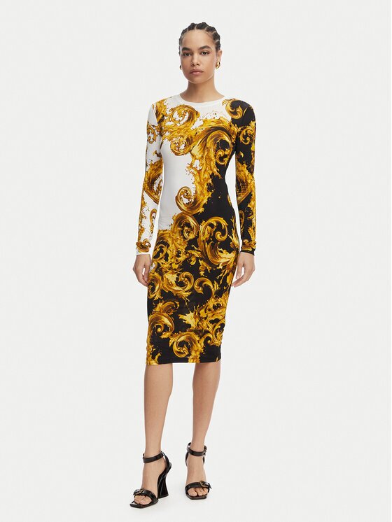 VERSACE JEANS Rochie de zi 80HAO9P0 JS547 Slim Fit