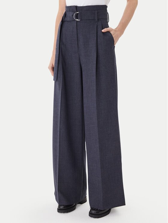 ViCOLO Pantaloni din material GRA Bleumarin Regular Fit
