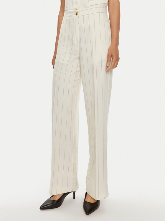 ViCOLO Pantaloni din material TB2344 Écru Regular Fit