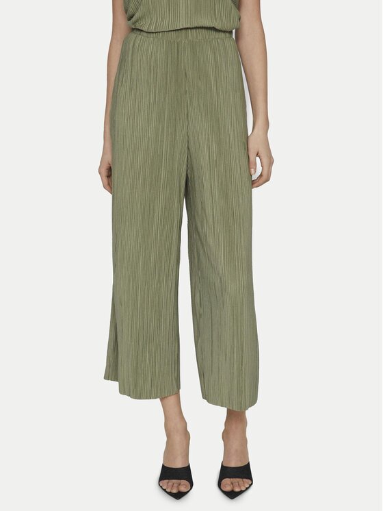 Vila Pantaloni culotte Plisa 14096324 Regular Fit