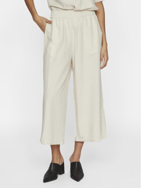 Vila Pantaloni culotte Prisilla 14096234 Straight Fit