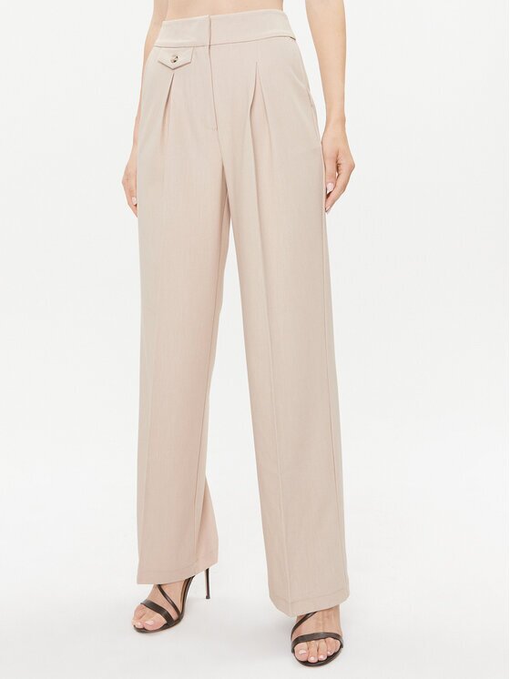 Vila Pantaloni din material 14088007 Straight Fit
