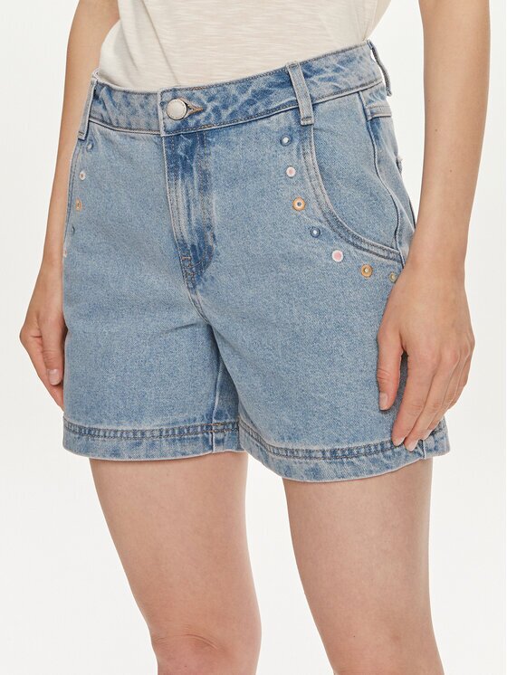 Vila Pantaloni scurți de blugi Caliste 14095715 Regular Fit