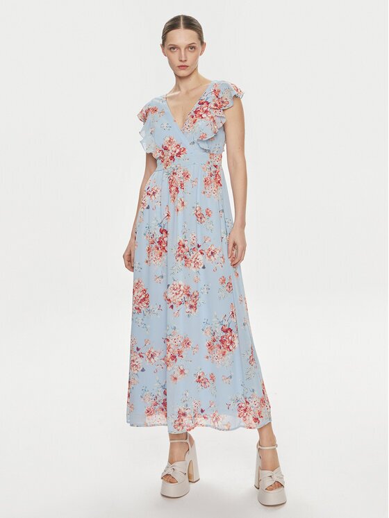 Vila Rochie de vară Karin 14089077 Albastru celest Regular Fit