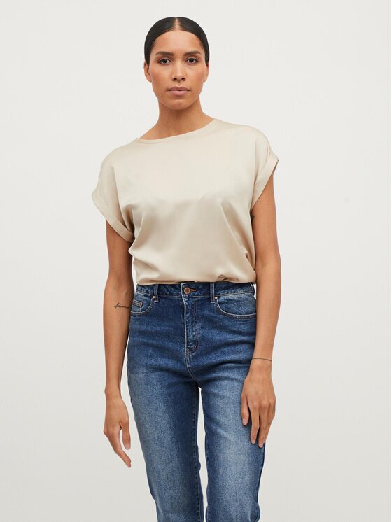 Vila Tricou Ellette 14059563 Regular Fit