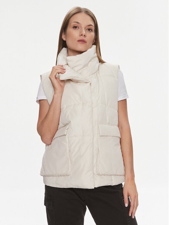 Vila Vestă Jade 14092205 Écru Regular Fit