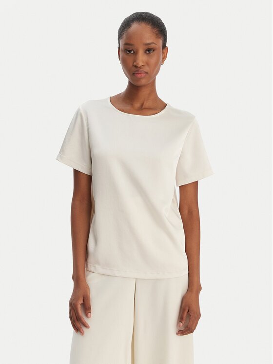 Weekend Max Mara Bluză Zona 2615941011 Écru Relaxed Fit