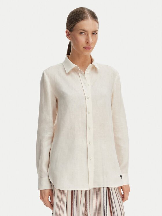 Weekend Max Mara Cămașă Werner 2615111072 Écru Regular Fit