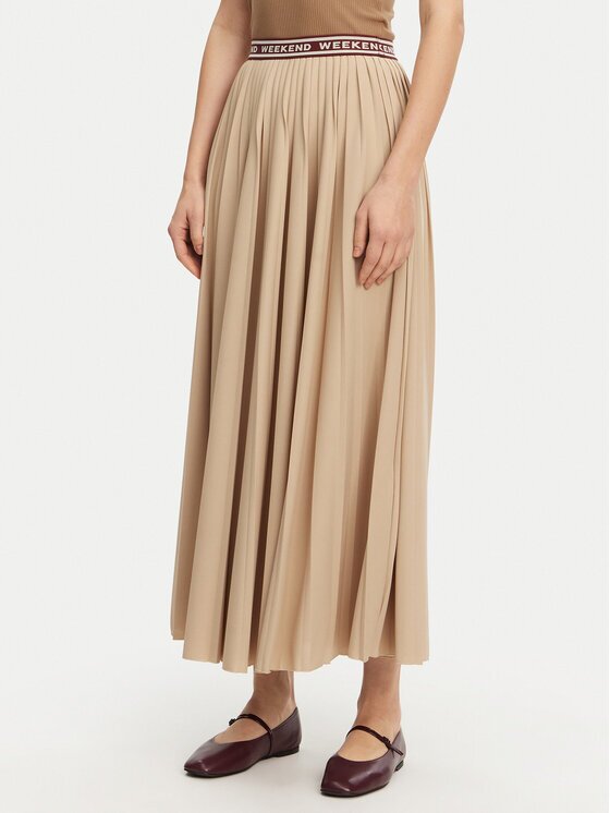Weekend Max Mara Fustă plisată Bleu 2515771031 Regular Fit