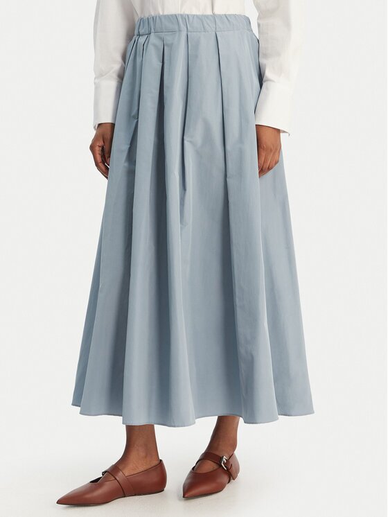Weekend Max Mara Fustă trapez Formica 2615101072 Albastru celest Regular Fit