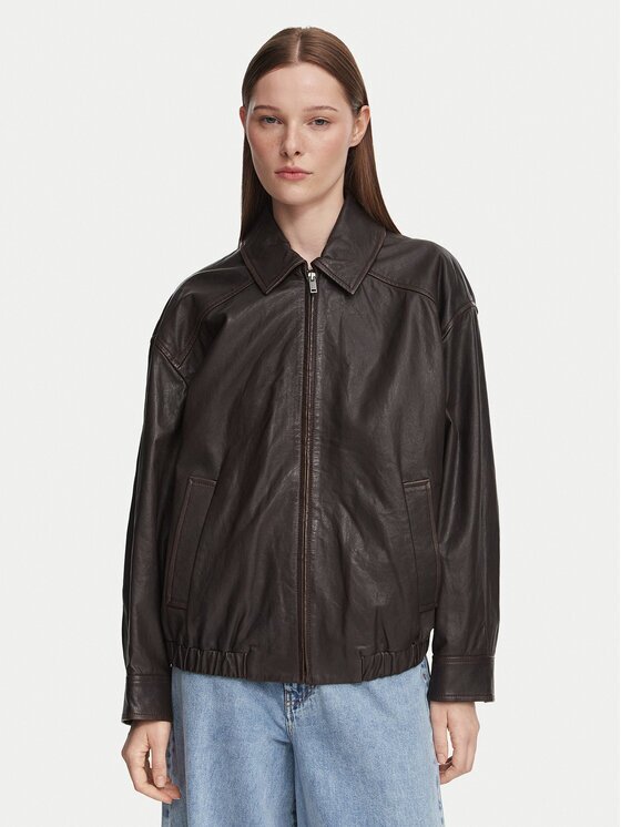 Weekend Max Mara Geacă de piele Cose 2625446041 Regular Fit