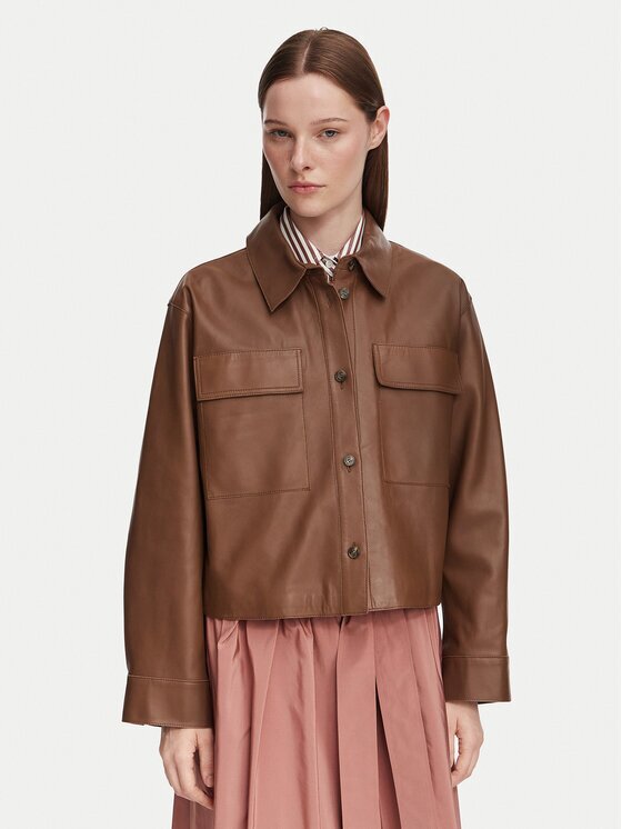 Weekend Max Mara Geacă de piele Piovra 2625446021 Regular Fit
