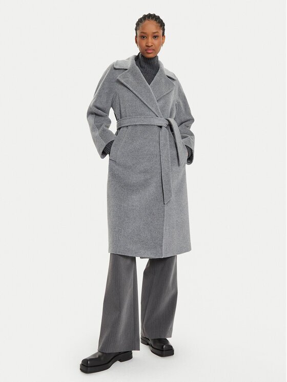 Weekend Max Mara Palton de lână Resina 2425016092 Regular Fit